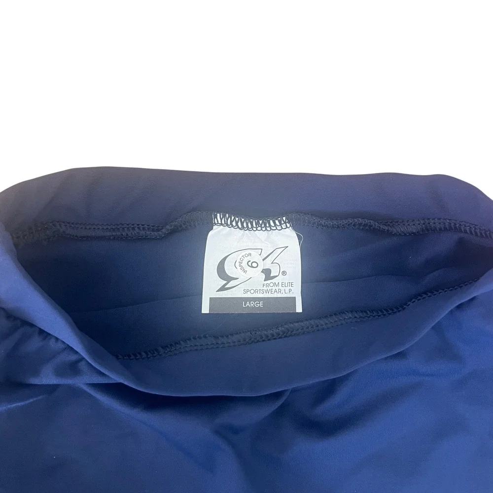GK Elite Sportswear Navy Blue Gymnastics Dance Skort Chlid‎ Large NWT